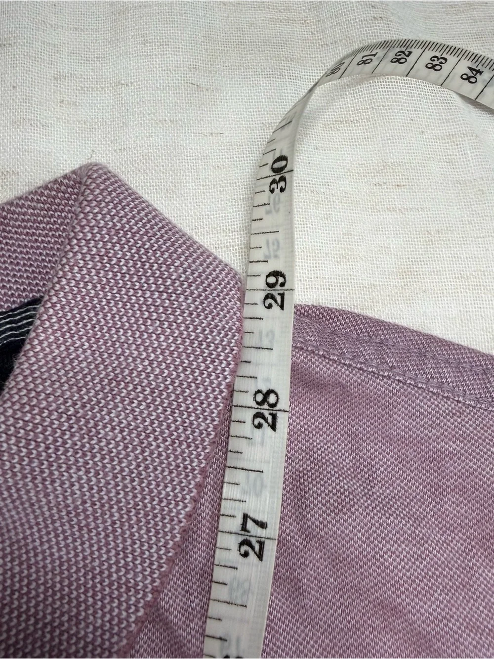 Banana Republic Men's Polo Shirt in Purple
